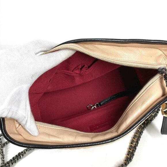 CHANEL A93824 Bicolor Gabriel Matelasse Quilted Crossbody Shoulder Bag - Picture 14 of 16